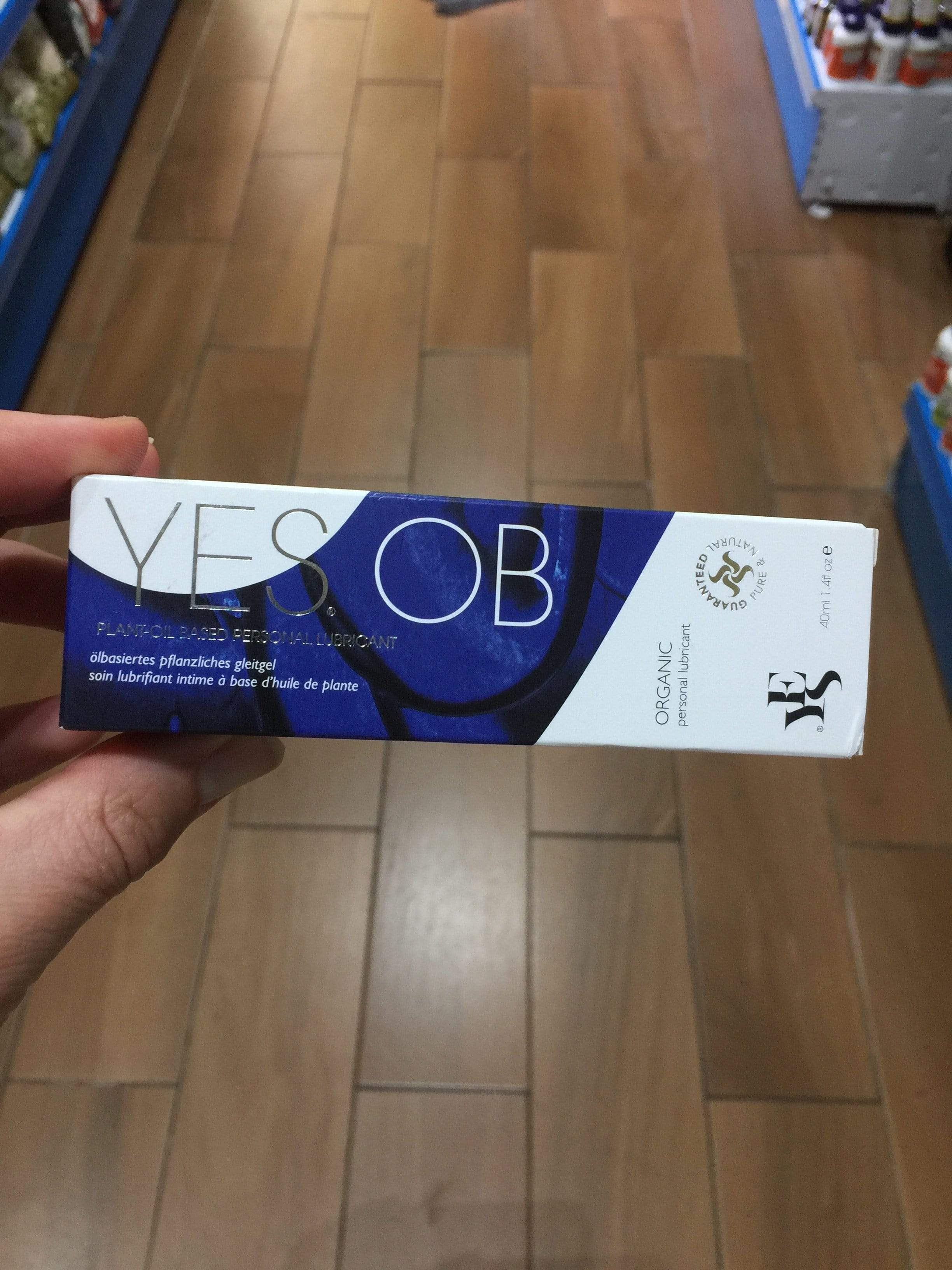 Yes Oil Based Lubricant 40ml – The Health Store